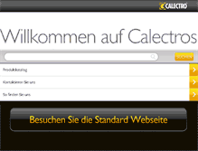 Tablet Screenshot of calectro.de